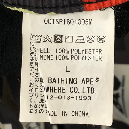 【中古品】【メンズ】 A BATHING APE アベイシングエイプ MULTI LABEL BEACH SHORTS 001SPI8010005M マルチ ラベル ビーチショーツ ショートパンツ ボトムスナイロンショートパンツ 153-250721-yo-30-tei サイズ：L カラー：マルチカラー 万代Net店
