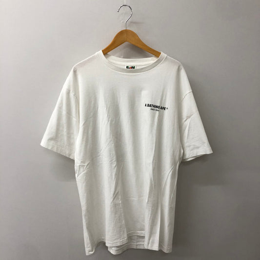 【中古品】【メンズ】 A BATHING APE アベイシングエイプ 22SS CLASSICLOGO TEE #1 001TEI301072M クラシック ロゴ Tシャツ 半袖 トップス 142-250721-yo-09-tei サイズ：2XL カラー：ホワイト 万代Net店