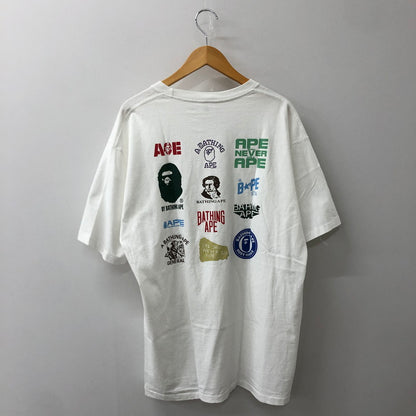 【中古品】【メンズ】 A BATHING APE アベイシングエイプ 22SS CLASSICLOGO TEE #1 001TEI301072M クラシック ロゴ Tシャツ 半袖 トップス 142-250721-yo-09-tei サイズ：2XL カラー：ホワイト 万代Net店