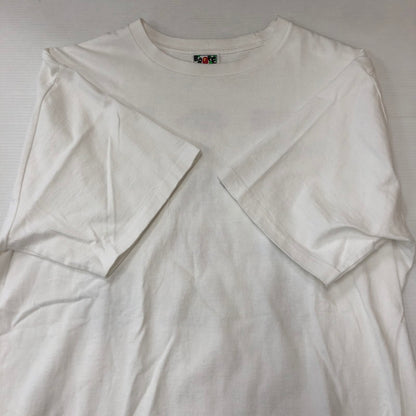 【中古品】【メンズ】 A BATHING APE アベイシングエイプ 22SS CLASSICLOGO TEE #1 001TEI301072M クラシック ロゴ Tシャツ 半袖 トップス 142-250721-yo-09-tei サイズ：2XL カラー：ホワイト 万代Net店