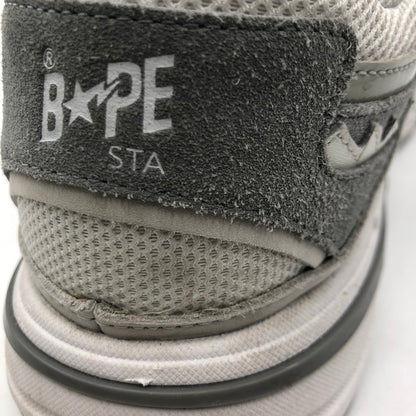【現状渡し品】【メンズ】 A BATHING APE アベイシングエイプ SHARK STA #1 M191323 シャークスタ スニーカー 靴 162-250727-KS-14-tei カラー：WHITE 万代Net店