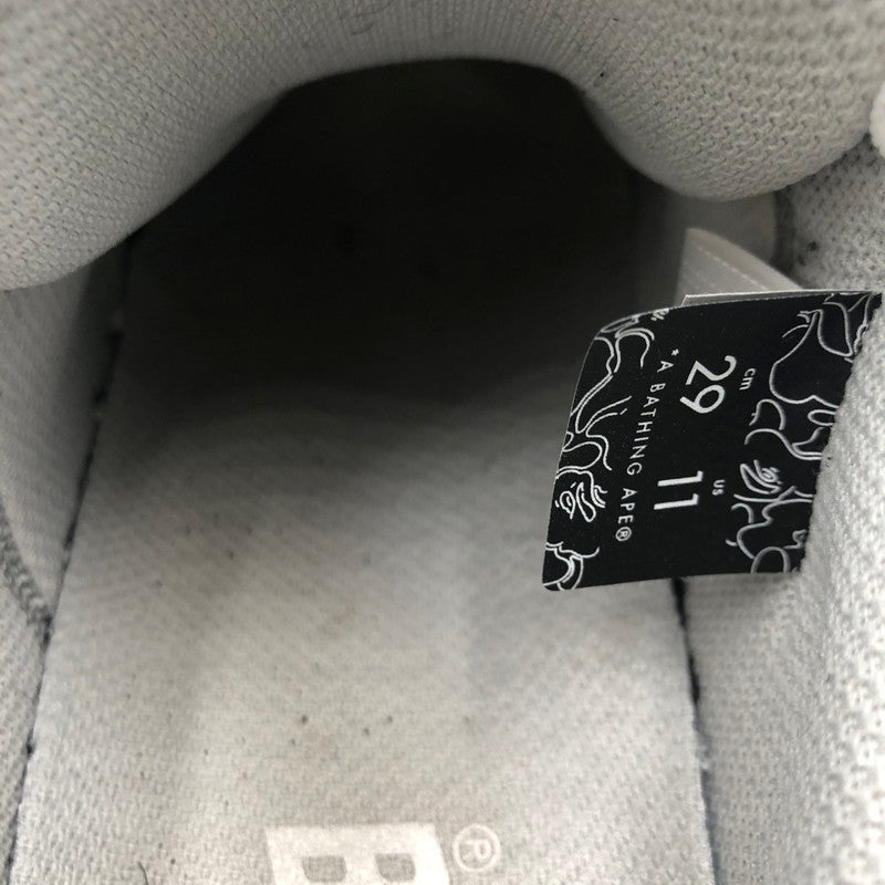 【現状渡し品】【メンズ】 A BATHING APE アベイシングエイプ SHARK STA #1 M191323 シャークスタ スニーカー 靴 162-250727-KS-14-tei カラー：WHITE 万代Net店