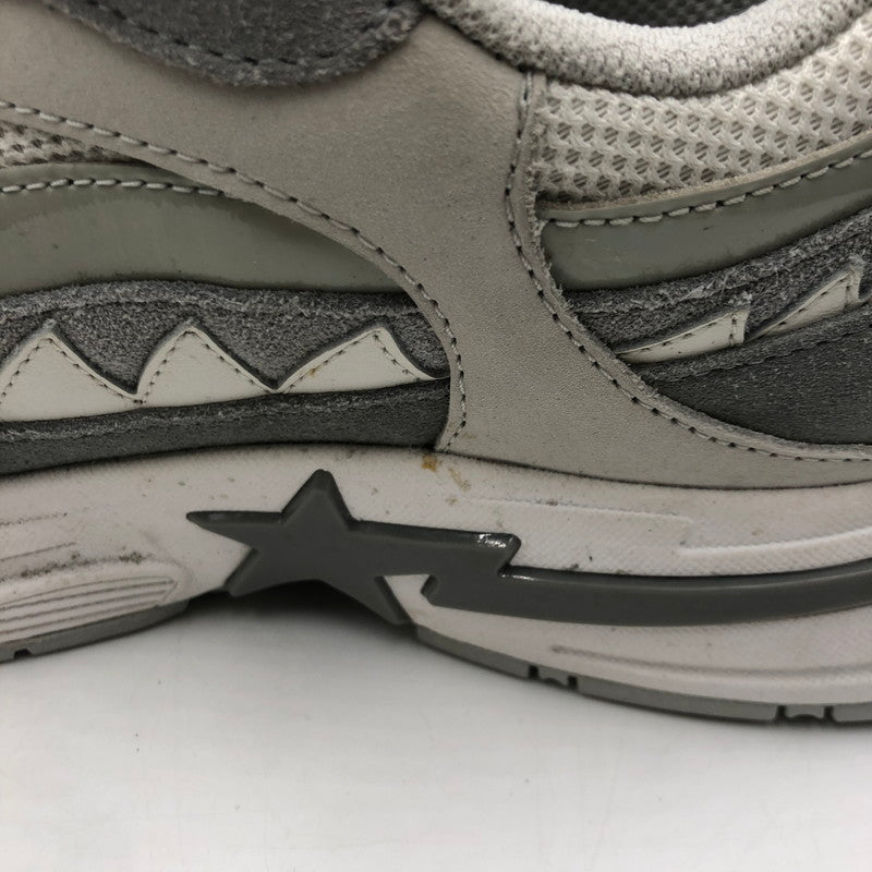 【現状渡し品】【メンズ】 A BATHING APE アベイシングエイプ SHARK STA #1 M191323 シャークスタ スニーカー 靴 162-250727-KS-14-tei カラー：WHITE 万代Net店