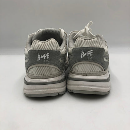 【現状渡し品】【メンズ】 A BATHING APE アベイシングエイプ SHARK STA #1 M191323 シャークスタ スニーカー 靴 162-250727-KS-14-tei カラー：WHITE 万代Net店