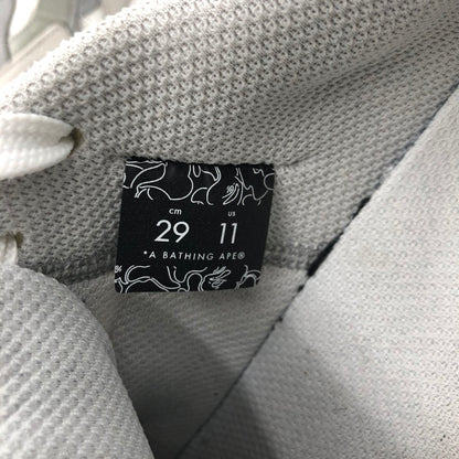 【現状渡し品】【メンズ】 A BATHING APE アベイシングエイプ SHARK STA #1 M191323 シャークスタ スニーカー 靴 162-250727-KS-14-tei カラー：WHITE 万代Net店