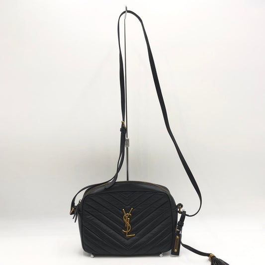 【現状渡し品】【レディース】 SAINT LAURENT PARIS サンローランパリ ルー カメラバッグ キルティング ショルダーバッグ 574494 カバン 188-250806-KS-23-tei カラー：ブラック 万代Net店