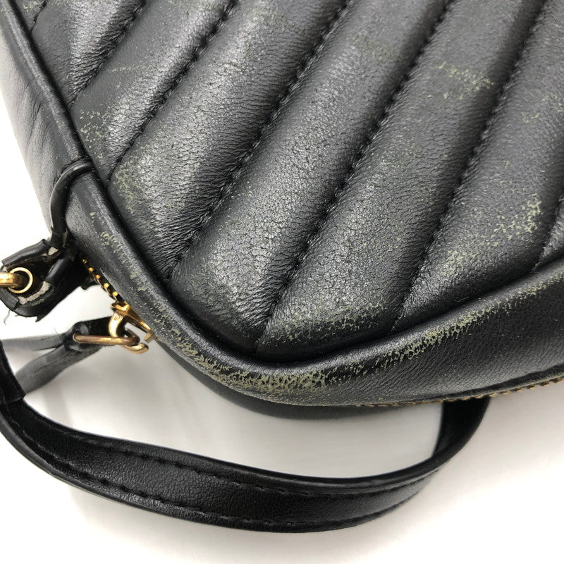 【現状渡し品】【レディース】 SAINT LAURENT PARIS サンローランパリ ルー カメラバッグ キルティング ショルダーバッグ 574494 カバン 188-250806-KS-23-tei カラー：ブラック 万代Net店