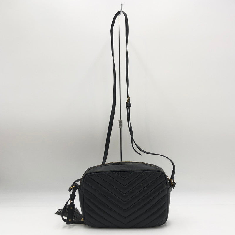 【現状渡し品】【レディース】 SAINT LAURENT PARIS サンローランパリ ルー カメラバッグ キルティング ショルダーバッグ 574494 カバン 188-250806-KS-23-tei カラー：ブラック 万代Net店