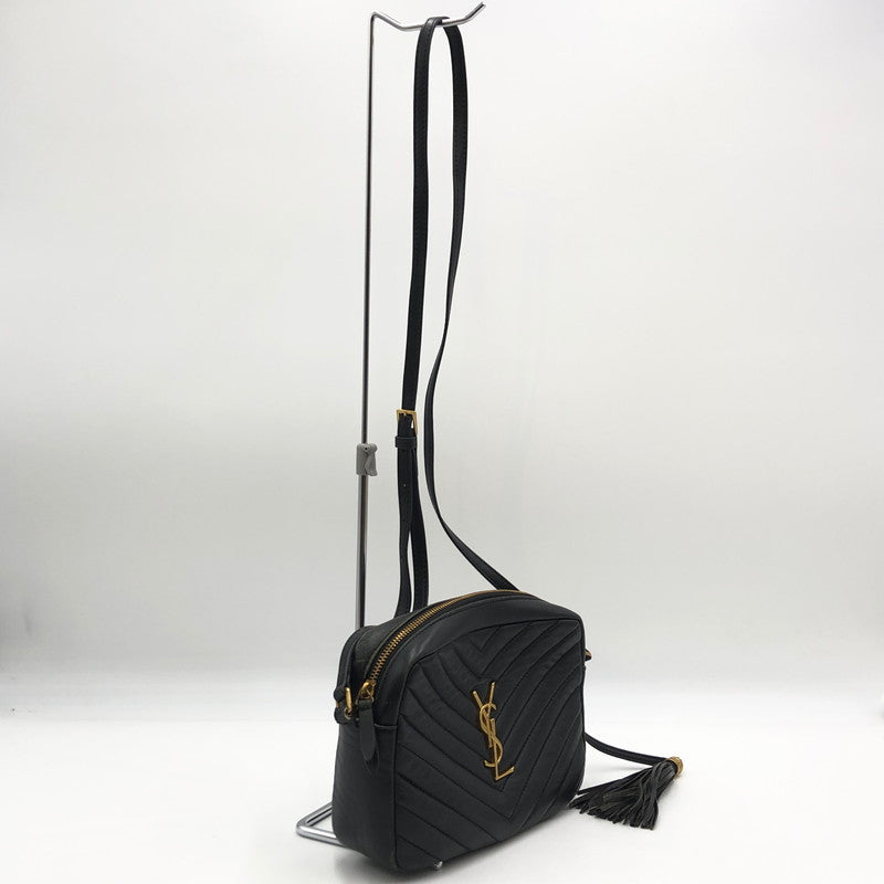 【現状渡し品】【レディース】 SAINT LAURENT PARIS サンローランパリ ルー カメラバッグ キルティング ショルダーバッグ 574494 カバン 188-250806-KS-23-tei カラー：ブラック 万代Net店