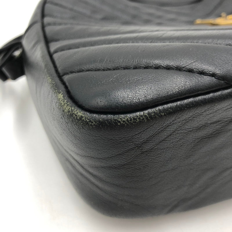 【現状渡し品】【レディース】 SAINT LAURENT PARIS サンローランパリ ルー カメラバッグ キルティング ショルダーバッグ 574494 カバン 188-250806-KS-23-tei カラー：ブラック 万代Net店