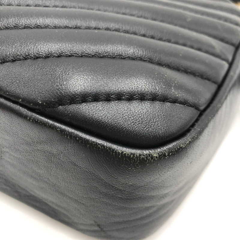 【現状渡し品】【レディース】 SAINT LAURENT PARIS サンローランパリ ルー カメラバッグ キルティング ショルダーバッグ 574494 カバン 188-250806-KS-23-tei カラー：ブラック 万代Net店