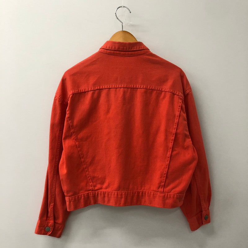 【中古品】【メンズ】 GEORGES MARCIANO FOR GUESS ジョージス マルシアーノ フォア ゲス 90’s DENIM JACKET 40849 90年代 デニム ジャケット ライトアウター 145-250721-yo-19-tei サイズ：L カラー：オレンジ 万代Net店