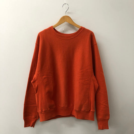 【中古品】【メンズ】 Champion チャンピオン PREMIUM REVERSE WEAVE CERW NECK SWEAT プレミアム リバース ウィーブ クルーネック スウェット 長袖 トップス トレーナー 145-250721-yo-24-tei サイズ：M カラー：オレンジ 万代Net店