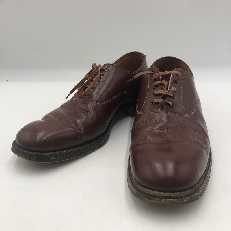 【ジャンク品】【メンズ】 MARVELFAIRS マーベルフェアーズ PLAIN TOE SHOES プレーン トゥ シューズ 靴 164-251215-ks-13-tei サイズ：8 カラー：ブラウン 万代Net店