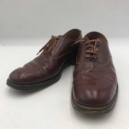 【ジャンク品】【メンズ】 MARVELFAIRS マーベルフェアーズ PLAIN TOE SHOES プレーン トゥ シューズ 靴 164-251215-ks-13-tei サイズ：8 カラー：ブラウン 万代Net店