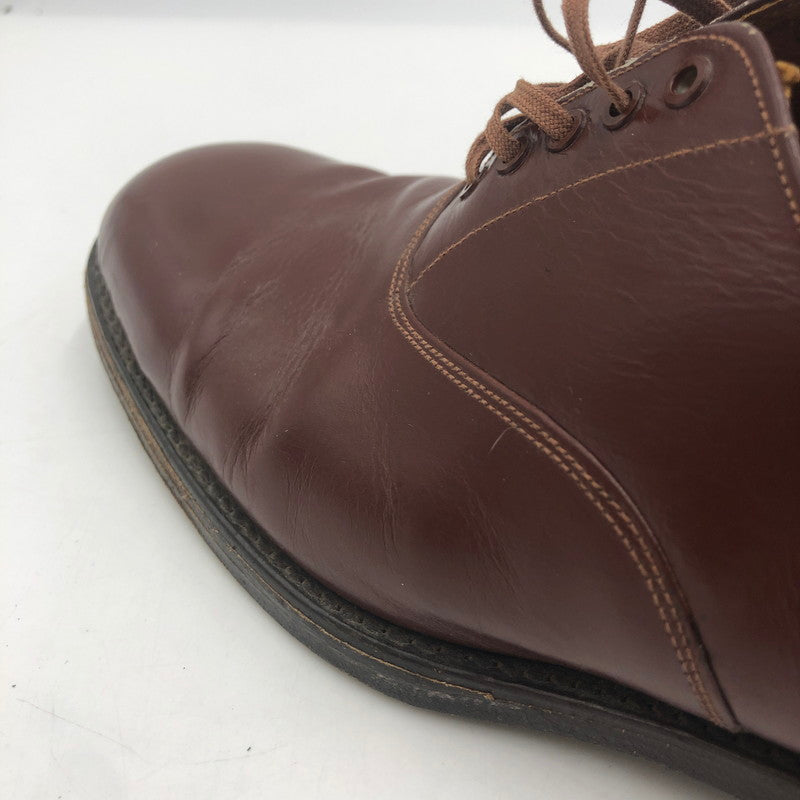 【ジャンク品】【メンズ】 MARVELFAIRS マーベルフェアーズ PLAIN TOE SHOES プレーン トゥ シューズ 靴 164-251215-ks-13-tei サイズ：8 カラー：ブラウン 万代Net店