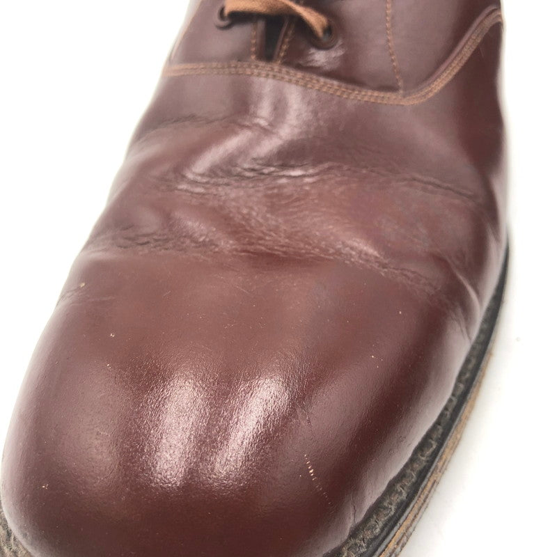 【ジャンク品】【メンズ】 MARVELFAIRS マーベルフェアーズ PLAIN TOE SHOES プレーン トゥ シューズ 靴 164-251215-ks-13-tei サイズ：8 カラー：ブラウン 万代Net店