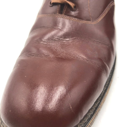 【ジャンク品】【メンズ】 MARVELFAIRS マーベルフェアーズ PLAIN TOE SHOES プレーン トゥ シューズ 靴 164-251215-ks-13-tei サイズ：8 カラー：ブラウン 万代Net店
