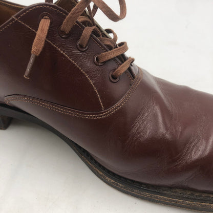 【ジャンク品】【メンズ】 MARVELFAIRS マーベルフェアーズ PLAIN TOE SHOES プレーン トゥ シューズ 靴 164-251215-ks-13-tei サイズ：8 カラー：ブラウン 万代Net店