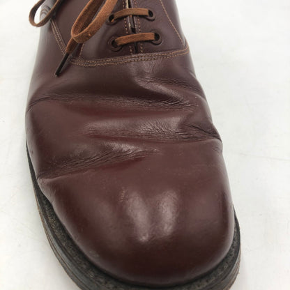 【ジャンク品】【メンズ】 MARVELFAIRS マーベルフェアーズ PLAIN TOE SHOES プレーン トゥ シューズ 靴 164-251215-ks-13-tei サイズ：8 カラー：ブラウン 万代Net店