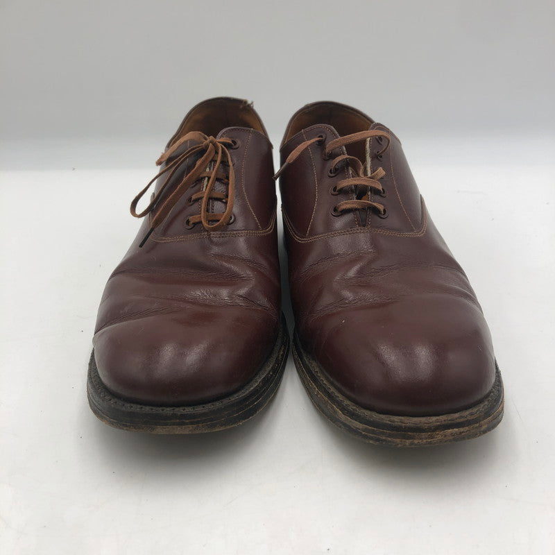 【ジャンク品】【メンズ】 MARVELFAIRS マーベルフェアーズ PLAIN TOE SHOES プレーン トゥ シューズ 靴 164-251215-ks-13-tei サイズ：8 カラー：ブラウン 万代Net店