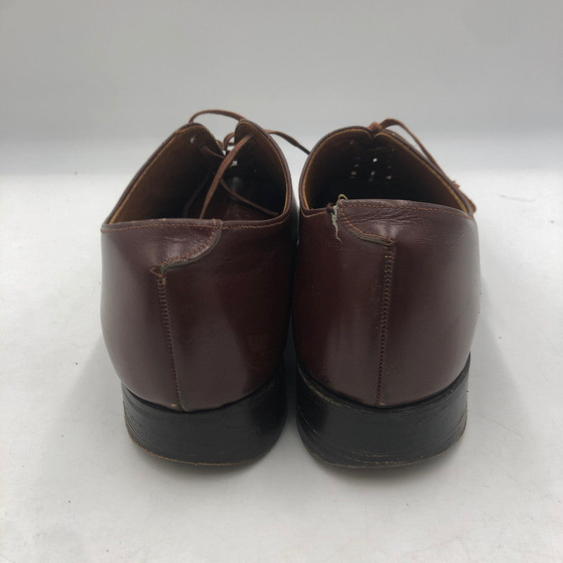 【ジャンク品】【メンズ】 MARVELFAIRS マーベルフェアーズ PLAIN TOE SHOES プレーン トゥ シューズ 靴 164-251215-ks-13-tei サイズ：8 カラー：ブラウン 万代Net店