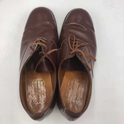【ジャンク品】【メンズ】 MARVELFAIRS マーベルフェアーズ PLAIN TOE SHOES プレーン トゥ シューズ 靴 164-251215-ks-13-tei サイズ：8 カラー：ブラウン 万代Net店