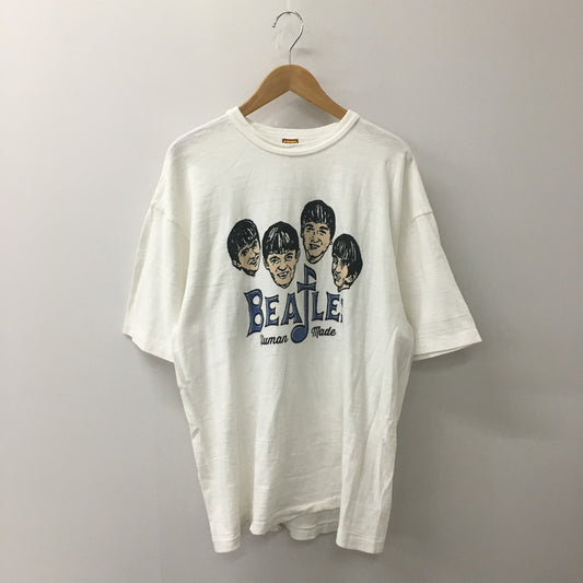 【中古品】【メンズ】 HUMAN MADE ヒューマンメイド 23AW BEATLES PRINT T-SHIRT ビートルズ プリント Tシャツ 半袖 トップス 142-250718-ks-11-fuz サイズ：2XL カラー：ホワイト 万代Net店