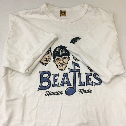 【中古品】【メンズ】 HUMAN MADE ヒューマンメイド 23AW BEATLES PRINT T-SHIRT ビートルズ プリント Tシャツ 半袖 トップス 142-250718-ks-11-fuz サイズ：2XL カラー：ホワイト 万代Net店