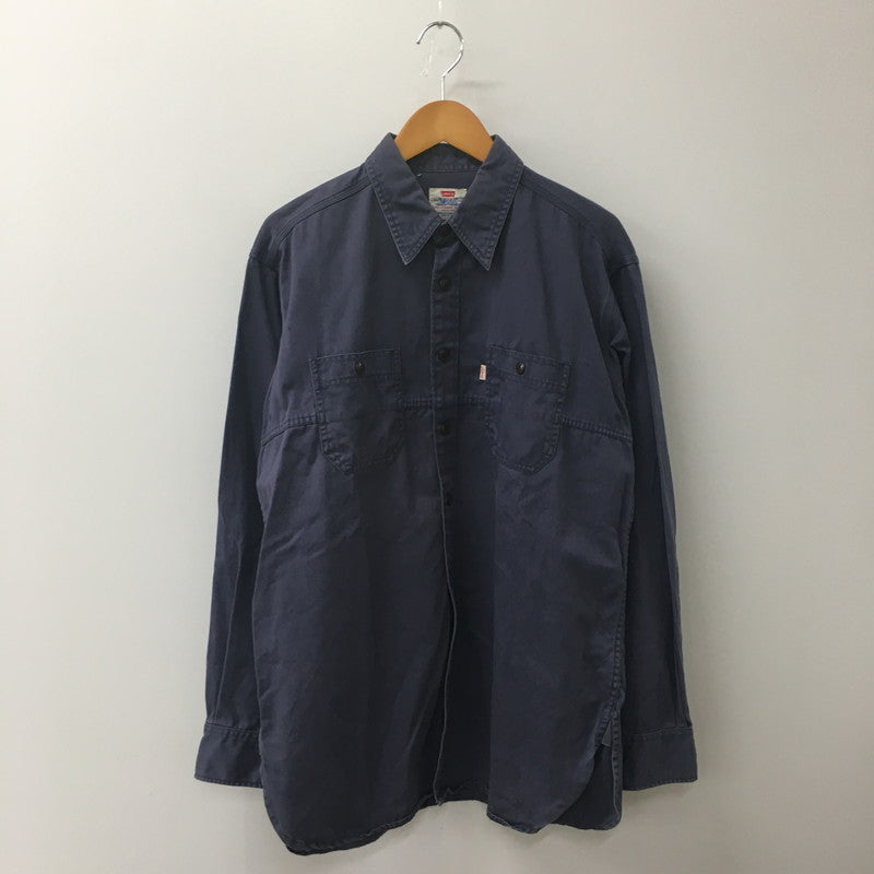 【中古品】【メンズ】 Levi's リーバイス 90's DENIM L/S SHIRT 60511-7238 90年代 デニム ロングスリーブ シャツ 長袖 トップス 145-250718-KS-19-tei サイズ：L カラー：ネイビー 万代Net店