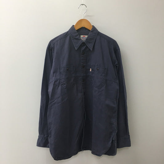 【中古品】【メンズ】 Levi's リーバイス 90's DENIM L/S SHIRT 60511-7238 90年代 デニム ロングスリーブ シャツ 長袖 トップス 145-250718-KS-19-tei サイズ：L カラー：ネイビー 万代Net店