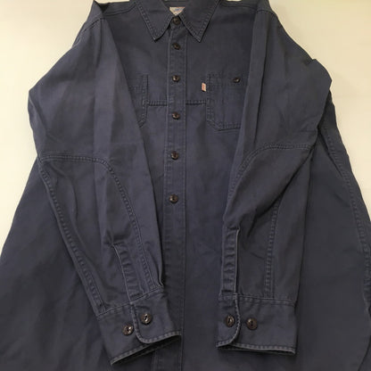 【中古品】【メンズ】 Levi's リーバイス 90's DENIM L/S SHIRT 60511-7238 90年代 デニム ロングスリーブ シャツ 長袖 トップス 145-250718-KS-19-tei サイズ：L カラー：ネイビー 万代Net店