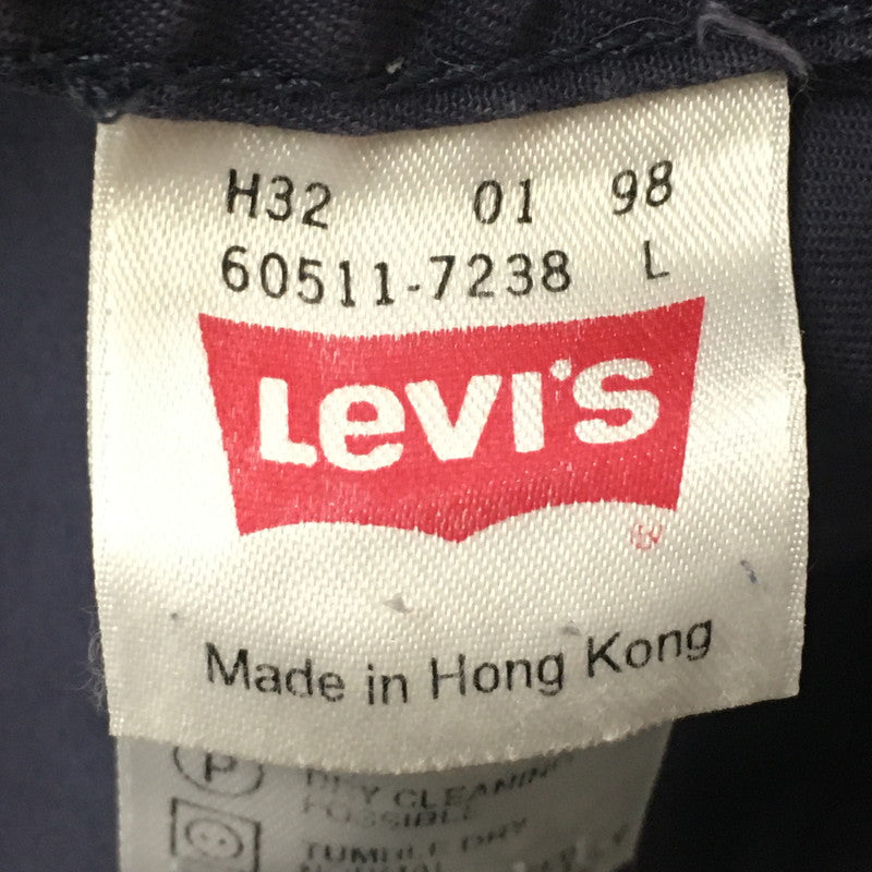 【中古品】【メンズ】 Levi's リーバイス 90's DENIM L/S SHIRT 60511-7238 90年代 デニム ロングスリーブ シャツ 長袖 トップス 145-250718-KS-19-tei サイズ：L カラー：ネイビー 万代Net店