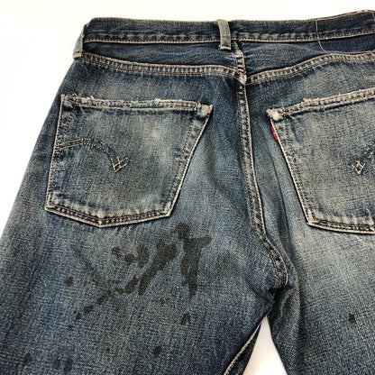 【現状渡し品】【メンズ】 LEVI'S VINTAGE CLOTHING リーバイスビンテージクロージング 501XX STRAIGHT DENIM PANTS 55501 J09A J08789 1102 ストレート デニムパンツ ボトムス ジーンズ 55年復刻 156-250726-yo-21-tei サイズ：W30 カラー：インディゴ 万代Net店