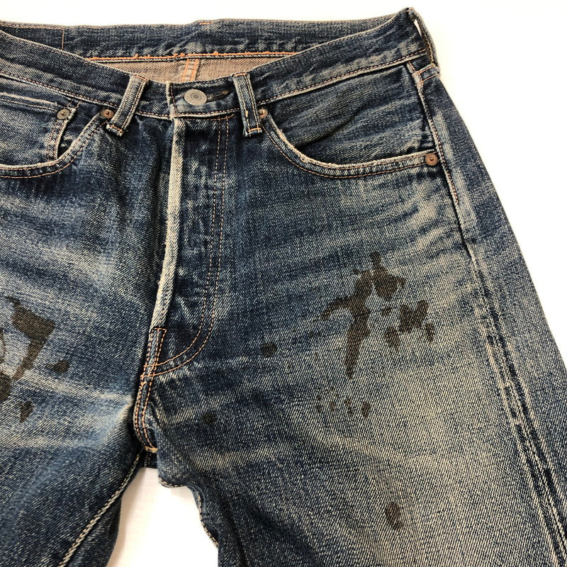 【現状渡し品】【メンズ】 LEVI'S VINTAGE CLOTHING リーバイスビンテージクロージング 501XX STRAIGHT DENIM PANTS 55501 J09A J08789 1102 ストレート デニムパンツ ボトムス ジーンズ 55年復刻 156-250726-yo-21-tei サイズ：W30 カラー：インディゴ 万代Net店