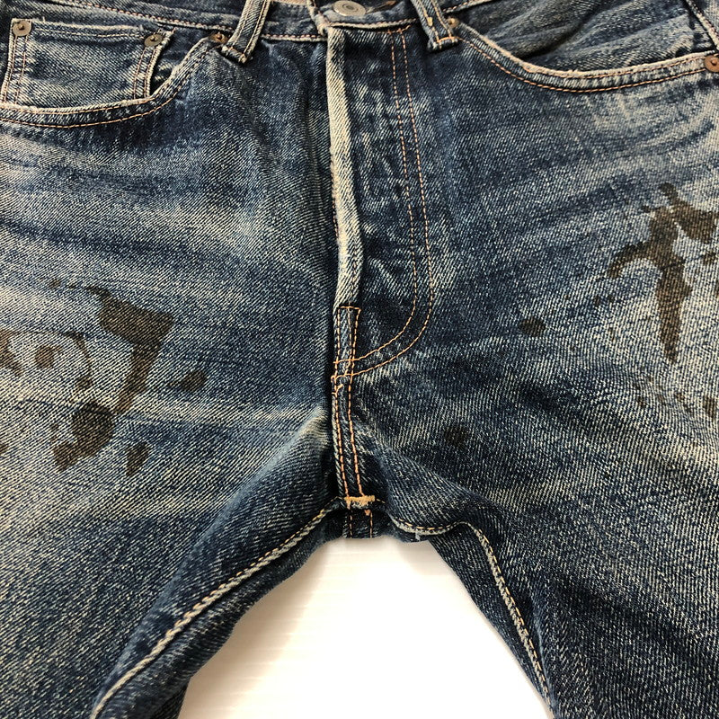 【現状渡し品】【メンズ】 LEVI'S VINTAGE CLOTHING リーバイスビンテージクロージング 501XX STRAIGHT DENIM PANTS 55501 J09A J08789 1102 ストレート デニムパンツ ボトムス ジーンズ 55年復刻 156-250726-yo-21-tei サイズ：W30 カラー：インディゴ 万代Net店