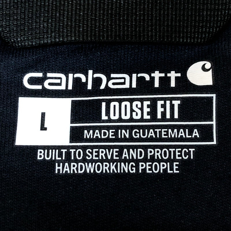 【中古美品】【メンズ】 Carhartt カーハート LOOSE FIT MID WEIGHT CREWNECK TS3852-M ルーズフィット ミッドウエイト クルーネック トップス トレーナー スウェット 145-251126-ks-23-tei サイズ：L カラー：ネイビー 万代Net店