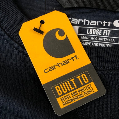 【中古美品】【メンズ】 Carhartt カーハート LOOSE FIT MID WEIGHT CREWNECK TS3852-M ルーズフィット ミッドウエイト クルーネック トップス トレーナー スウェット 145-251126-ks-23-tei サイズ：L カラー：ネイビー 万代Net店