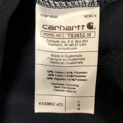 【中古美品】【メンズ】 Carhartt カーハート LOOSE FIT MID WEIGHT CREWNECK TS3852-M ルーズフィット ミッドウエイト クルーネック トップス トレーナー スウェット 145-251126-ks-23-tei サイズ：L カラー：ネイビー 万代Net店