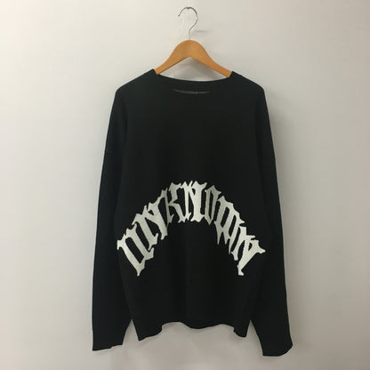 【中古美品】【メンズ】 UNKNOWN LONDON アンノウン ロンドン × HCW ヘブンキャットウェイト SKELETON KNIT SWEATER スケルトン ニット セーター トップス 142-250718-KS-12-tei サイズ：L カラー：ブラック 万代Net店
