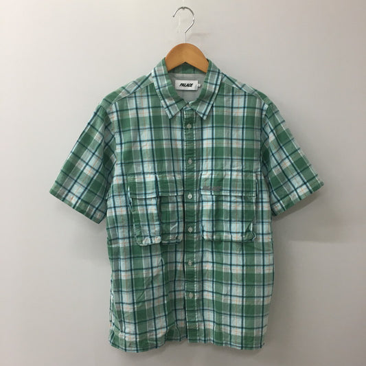 【中古品】【メンズ】 PALACE パレス 23SS CARGO POCKET SHIRT MOJITO P24SHT023 カーゴ ポケット シャツ 半袖 トップス 142-250718-KS-07-tei サイズ：M カラー：Mojito 万代Net店