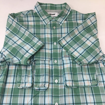 【中古品】【メンズ】 PALACE パレス 23SS CARGO POCKET SHIRT MOJITO P24SHT023 カーゴ ポケット シャツ 半袖 トップス 142-250718-KS-07-tei サイズ：M カラー：Mojito 万代Net店