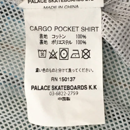 【中古品】【メンズ】 PALACE パレス 23SS CARGO POCKET SHIRT MOJITO P24SHT023 カーゴ ポケット シャツ 半袖 トップス 142-250718-KS-07-tei サイズ：M カラー：Mojito 万代Net店