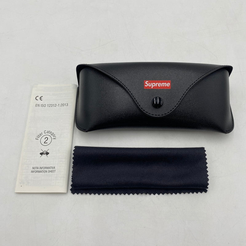 【中古品】【メンズ】 Supreme シュプリーム FACTORY SUNGLASSE ファクトリー サングラス アイウェア アクセサリー 149-260128-yy-21-tei サイズ：FREE カラー：ブラック 万代Net店