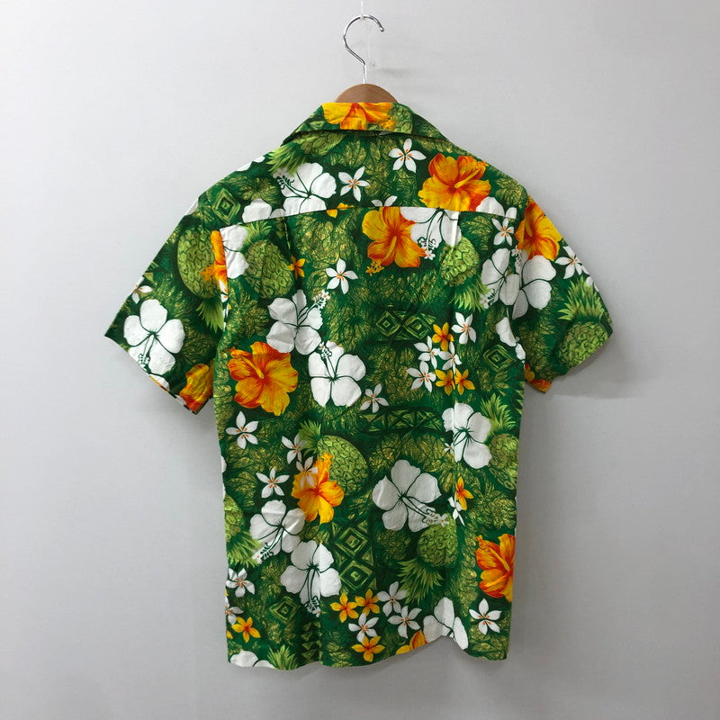 【中古品】【メンズ】 UNKNOWN 70's ROYAL HAWAIIAN SHIRT VINTAGE 70年代 ロイヤル ハワイアンシャツ 半袖 トップス アロハシャツ ヴィンテージ 145-250720-kk-23-tei サイズ：S カラー：グリーン 万代Net店