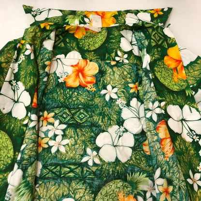 【中古品】【メンズ】 UNKNOWN 70's ROYAL HAWAIIAN SHIRT VINTAGE 70年代 ロイヤル ハワイアンシャツ 半袖 トップス アロハシャツ ヴィンテージ 145-250720-kk-23-tei サイズ：S カラー：グリーン 万代Net店
