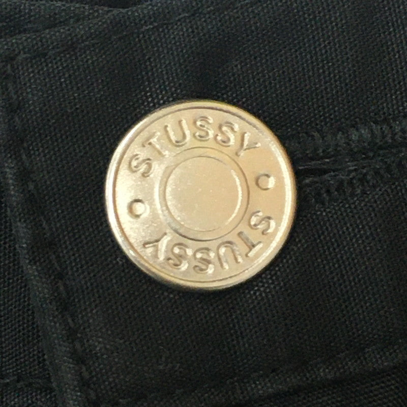 【中古品】【メンズ】 STUSSY ステューシー 90's SHORT PANTS 90年代 ボトムス ショートパンツ ショーツ ハーフパンツ USA製 紺タグ 153-250718-KS-22-tei サイズ：30 カラー：ブラック 万代Net店