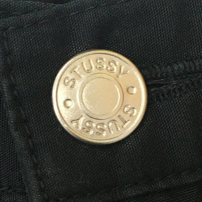 【中古品】【メンズ】 STUSSY ステューシー 90's SHORT PANTS 90年代 ボトムス ショートパンツ ショーツ ハーフパンツ USA製 紺タグ 153-250718-KS-22-tei サイズ：30 カラー：ブラック 万代Net店