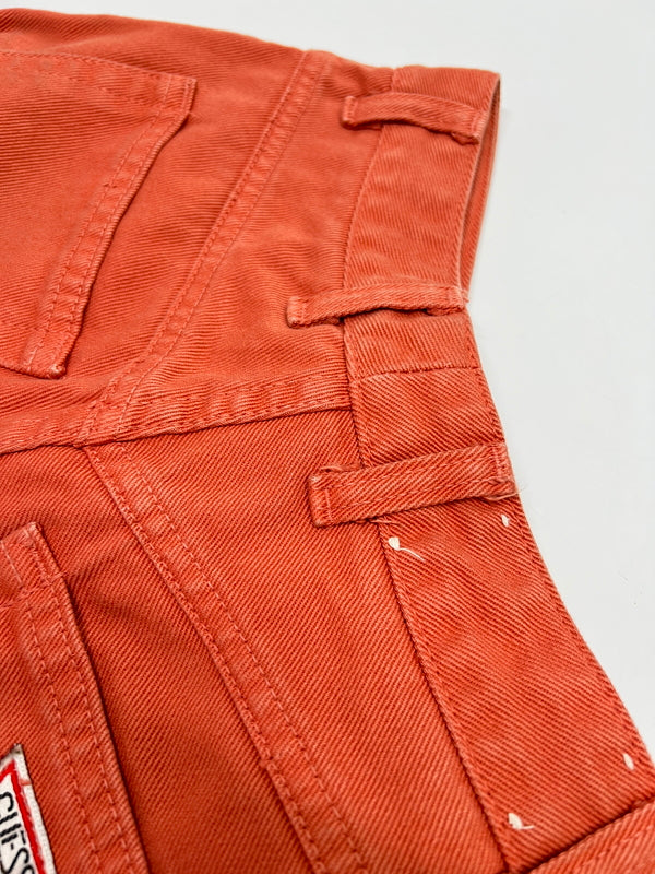 【現状渡し品】【メンズ】 GUESS BY GEORGES MARCIANO ゲス バイ ジョージズ マルシアーノ DENIM PANTS デニムパンツ ボトムス 156-261002-AS-19-hon サイズ：28 カラー：オレンジ 万代Net店