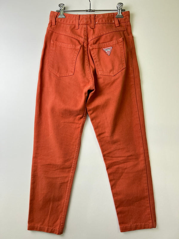 【現状渡し品】【メンズ】 GUESS BY GEORGES MARCIANO ゲス バイ ジョージズ マルシアーノ DENIM PANTS デニムパンツ ボトムス 156-261002-AS-19-hon サイズ：28 カラー：オレンジ 万代Net店